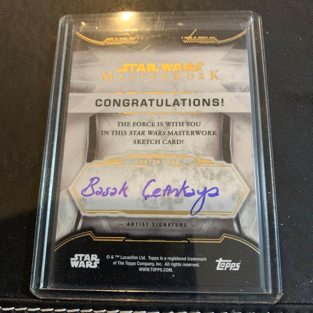 star wars topps sketch スケッチカード