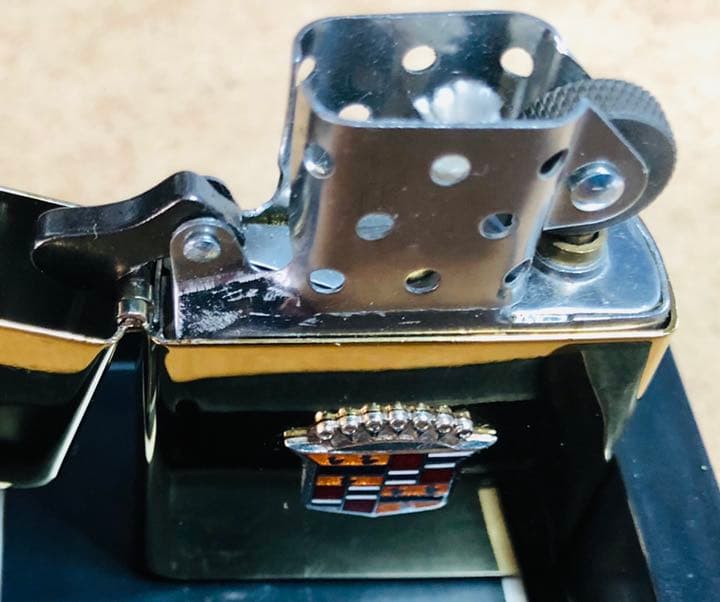 アメリカ王道キャデラック◆未使用◆真鍮ブラス七宝製★エルビス★ローライダー