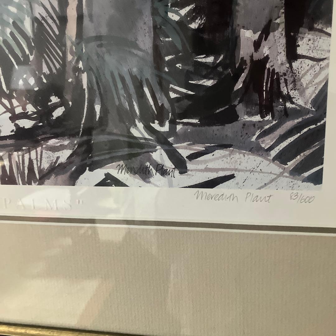 Miread M. Platt 水彩画 ジャングル植物