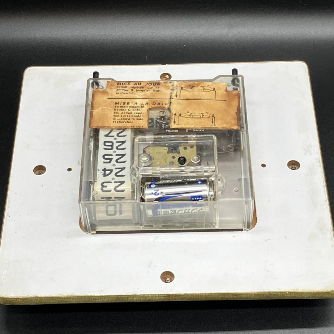 フランス JAZ ジャズ 壁掛け時計 1960年代 ビンテージ フランス語 パリ