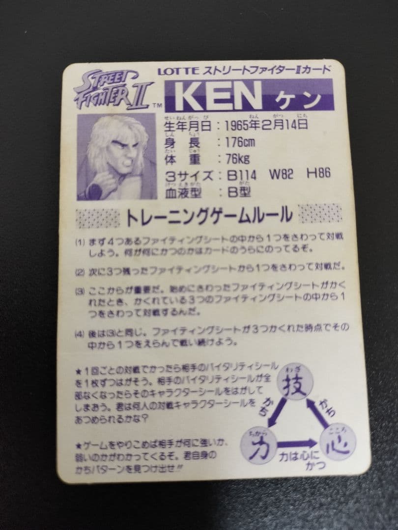 超希少 ケン vs 春麗 ストリートファイター シール スト2 カード カプコン