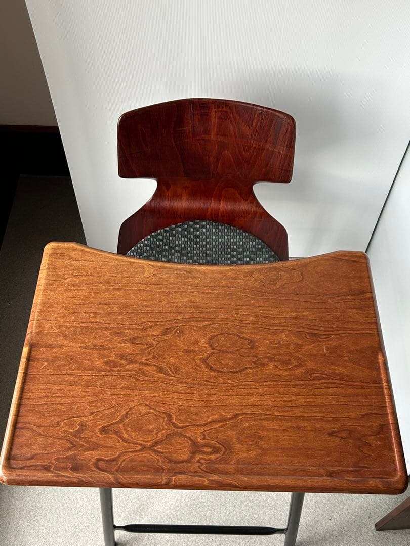 ドイツ ヴィンテージ FLOTOTTOフロトット デスク&チェア 学校 机 椅子