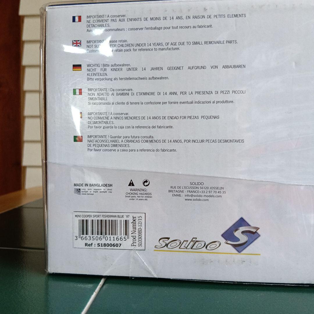 POLITOYS MINI COOPER SPORT 赤1／18ムーンアイズ