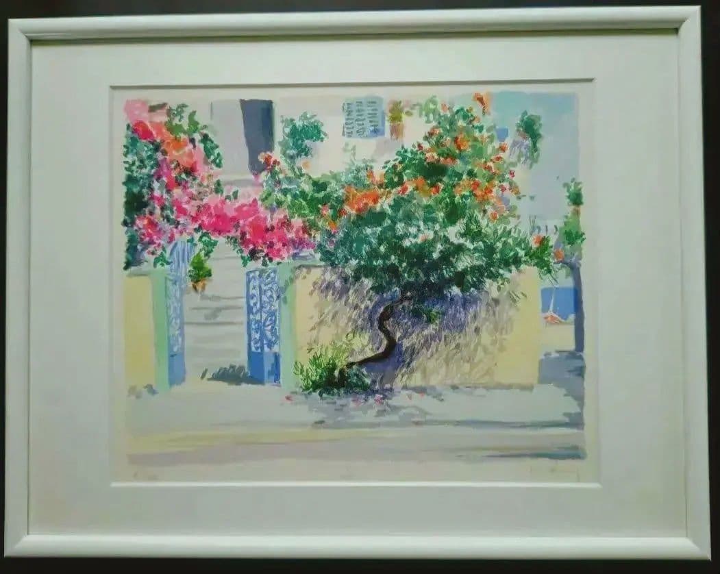 絵画 シルクスクリーン版画 額装品