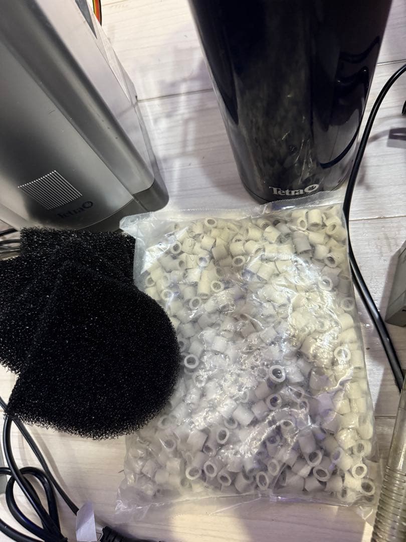 クーラーセット‼️テトラCR-3‼️ テトラVAX-60‼️新品エーハイムろ材1キロ‼️