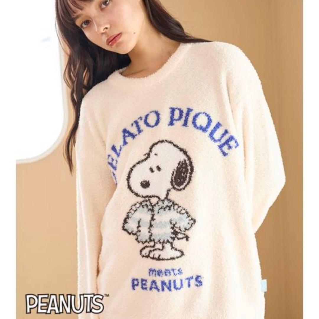 gelato pique ジェラートピケ スヌーピー ベビモコ 上下 セット