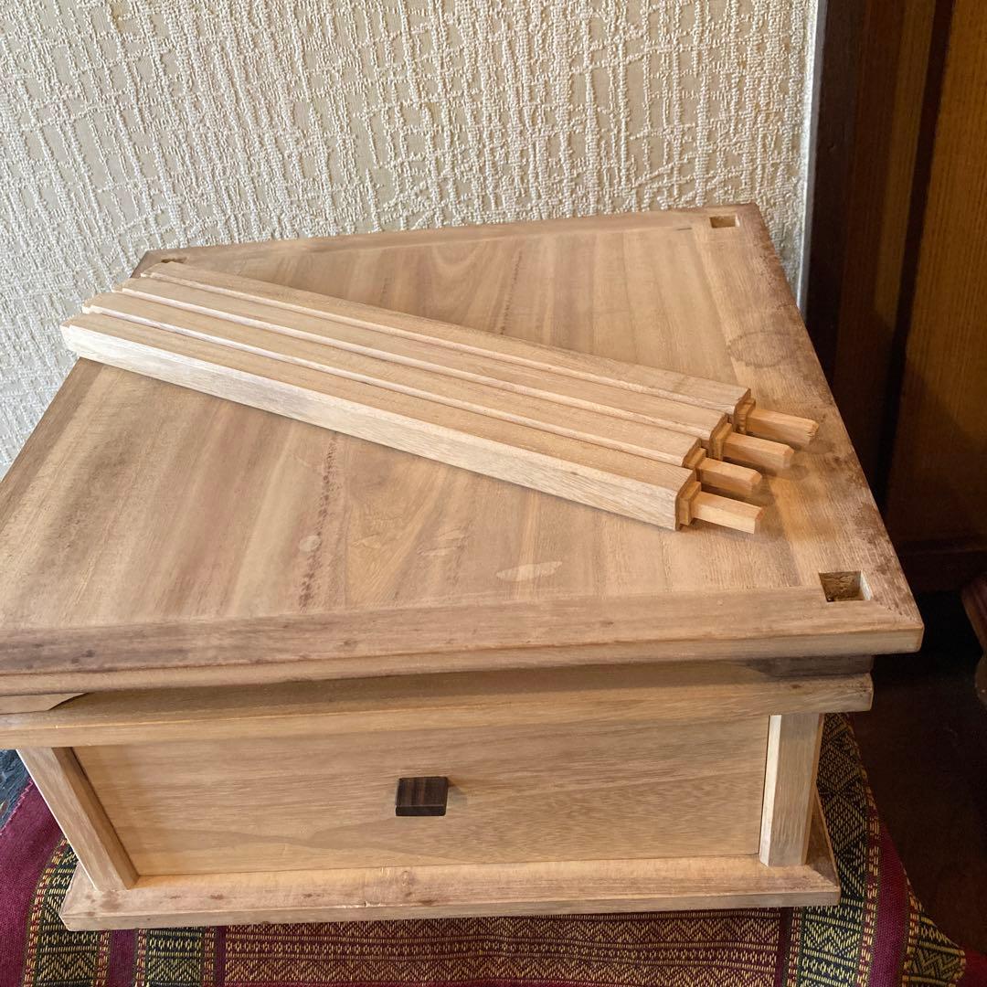 再お値下げ！茶道具 桐 小棚 組み立て式指物 江戸指物・衣装箱 一覧 |