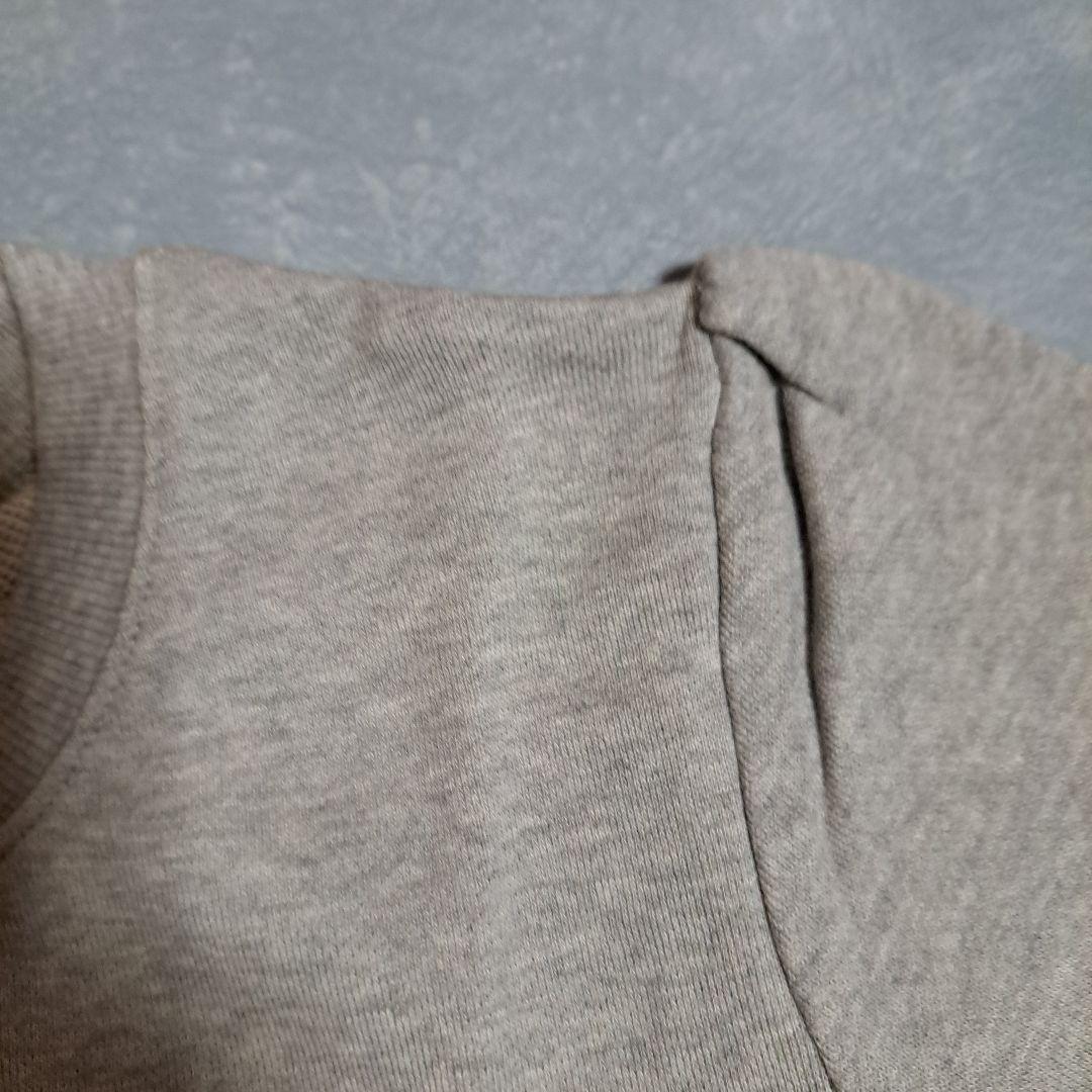 Mezzo piano-junioパールビーズいっぱいパフスリーブトレーナー