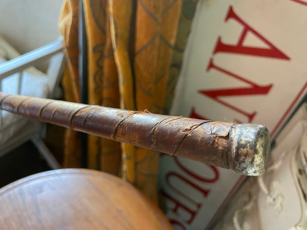 アンティーク 木製 ゴルフ クラブ ヒッコリー アイアン B 100年