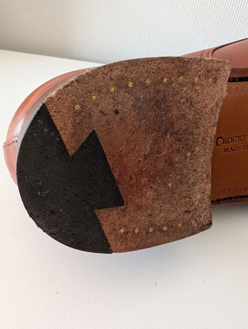 【美品】クロケット & ジョーンズ キャップトゥ 6E