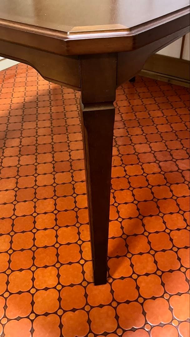 マルニ木工　地中海　ダイニングテーブル　幅137×奥87×高68cm 送料込