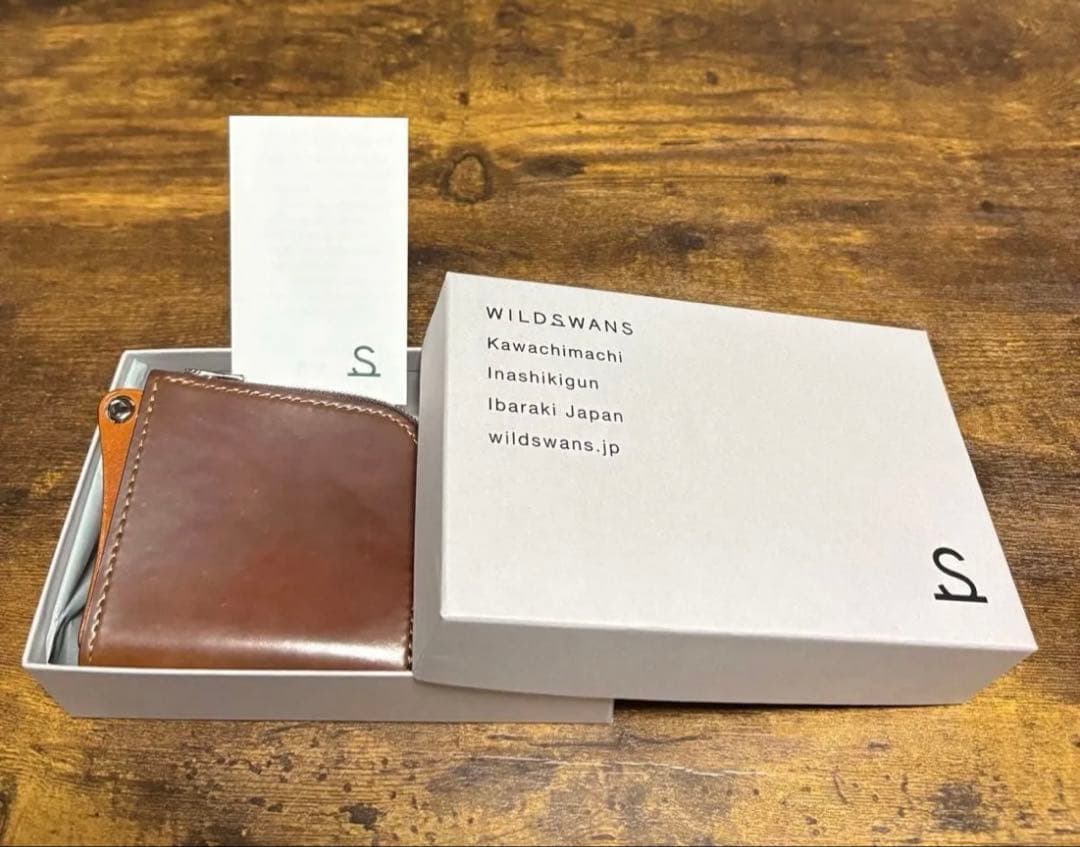 12/14迄　値下げ　新品WILDSWANS ALARD シェルコードバン