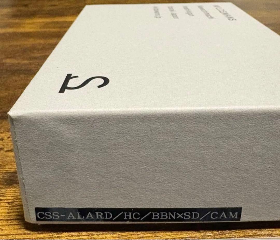 12/14迄　値下げ　新品WILDSWANS ALARD シェルコードバン