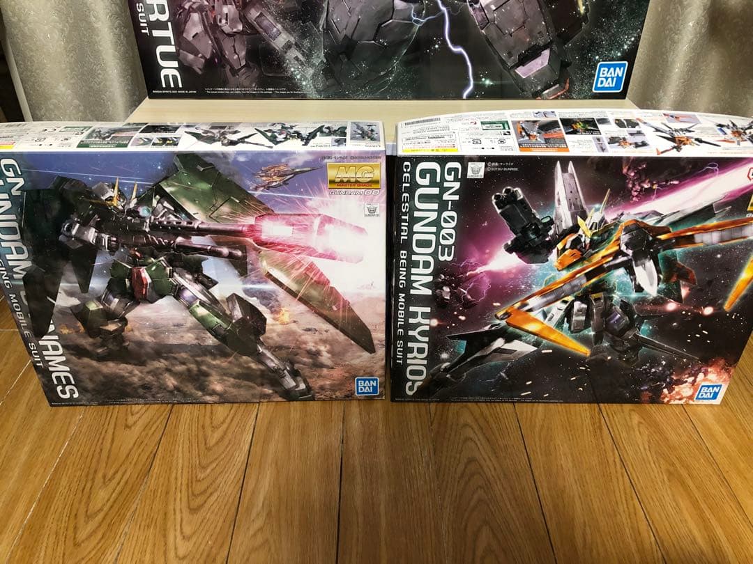 mg ガンダムOO アヴァランチエクシア、キュリオス、デュナメス、ヴァーチェ