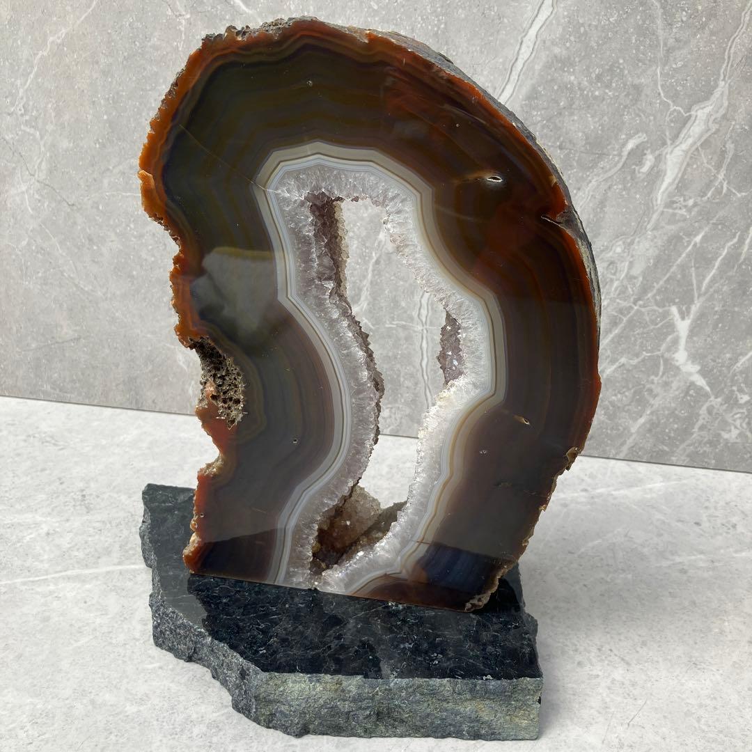 瑪瑙ドーム 瑪瑙 メノウ パワーストーン 鑑賞石 天然石 自然石 - メルカリ