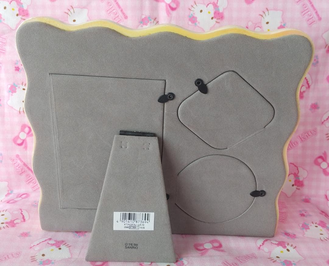 キティ フォトフレーム 1999年 ダイヤ ラメ 写真立て ホワイト