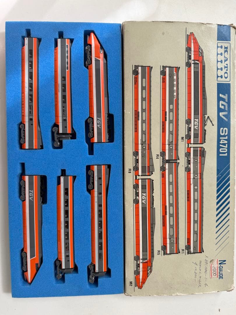 KATO TGV 10-091 Nゲージ 6両編成 美品】KATO TGV 10-091 N