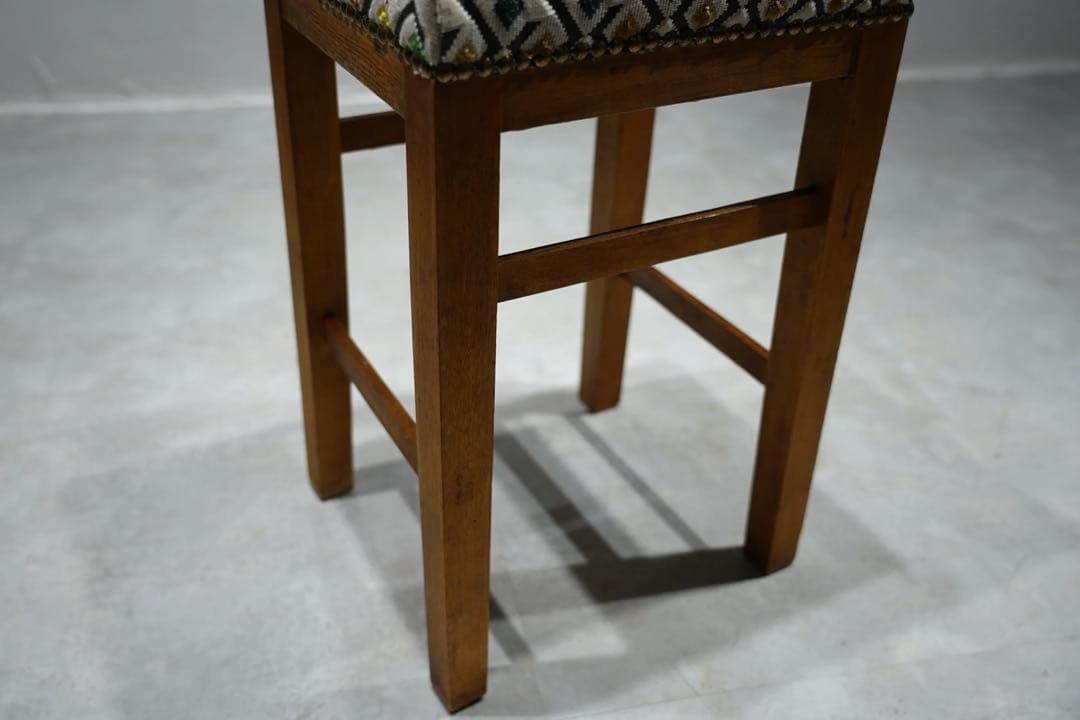 木製スツール　昭和　ビンテージ　ジャパンアンティーク　チェア　レトロ