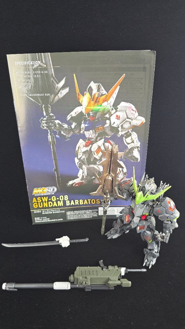 MGSD ガンダムバルバトス オリジナルカラー 改修済全塗装完成品