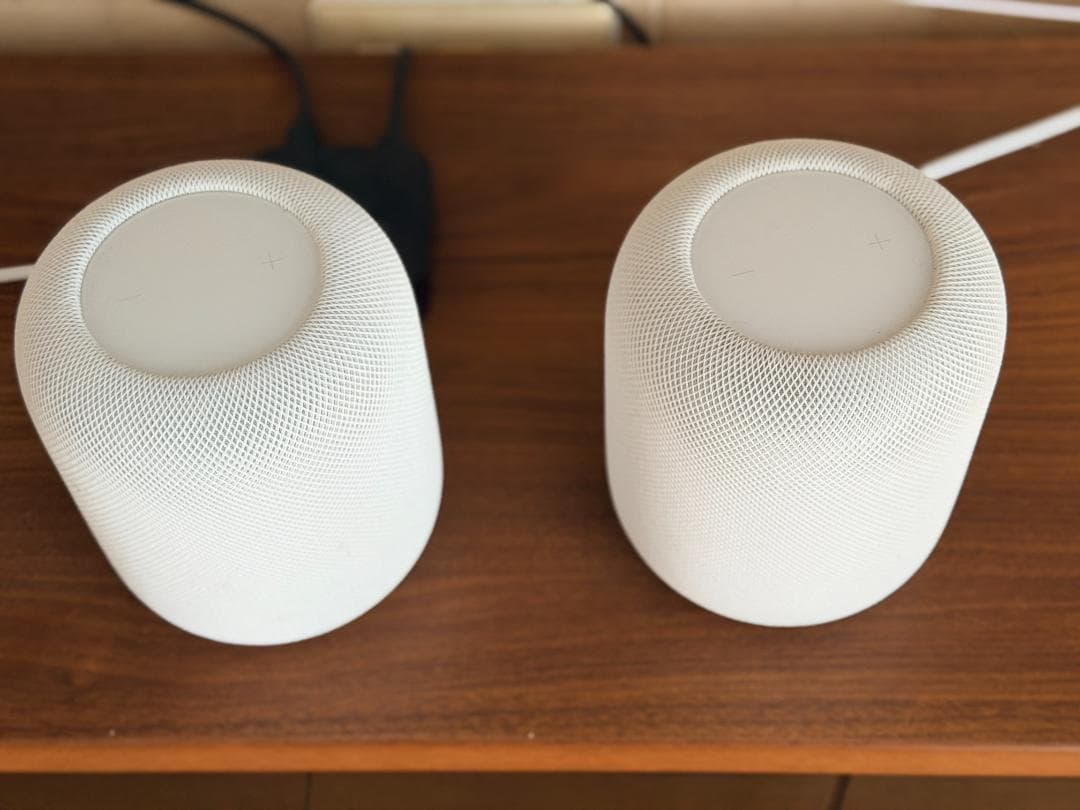 HomePod - ホワイト 2個セット Pod mini ホワイト 2台セット｜美品