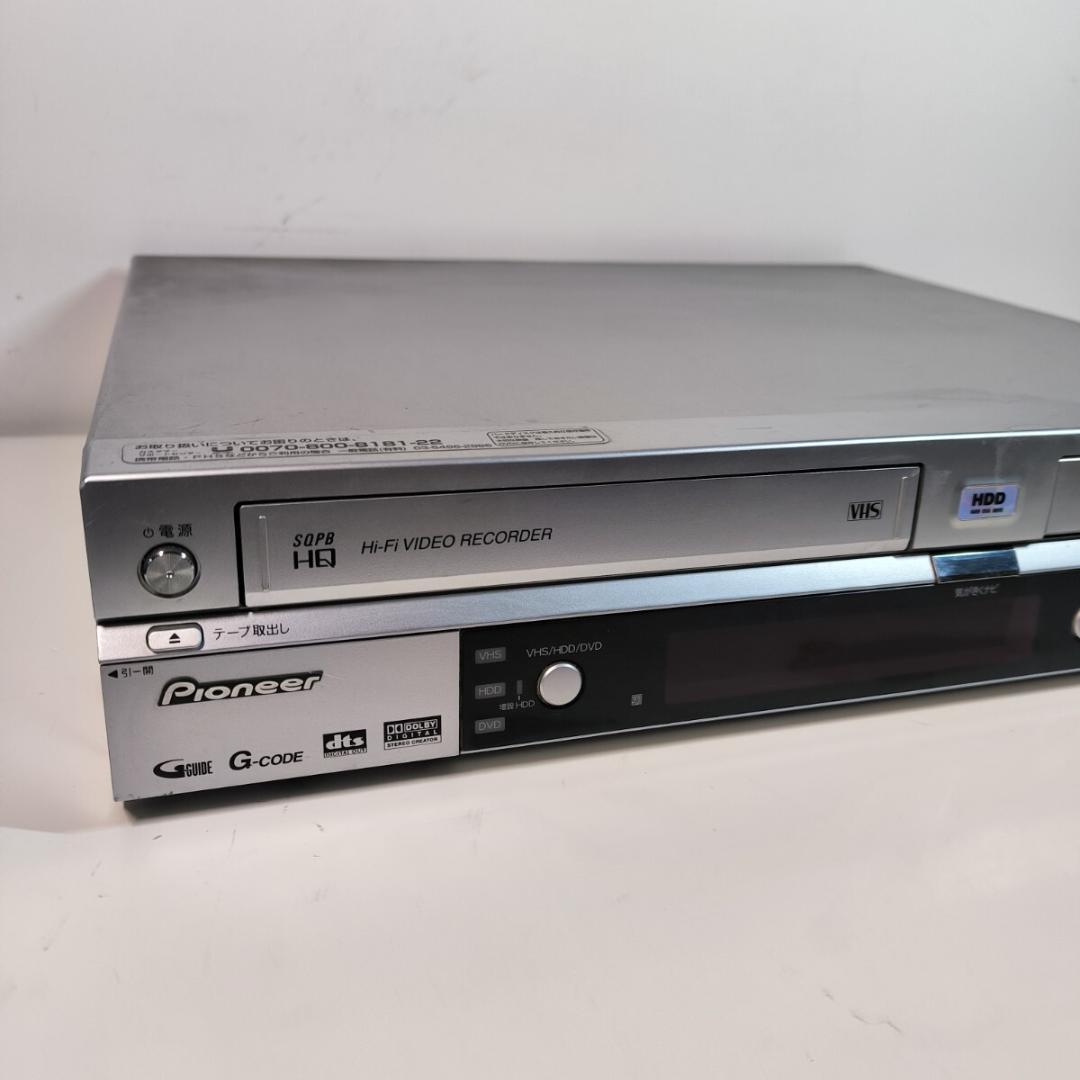 Pioneer DVR-RT50H VHSビデオ一体型DVDレコーダー HDD