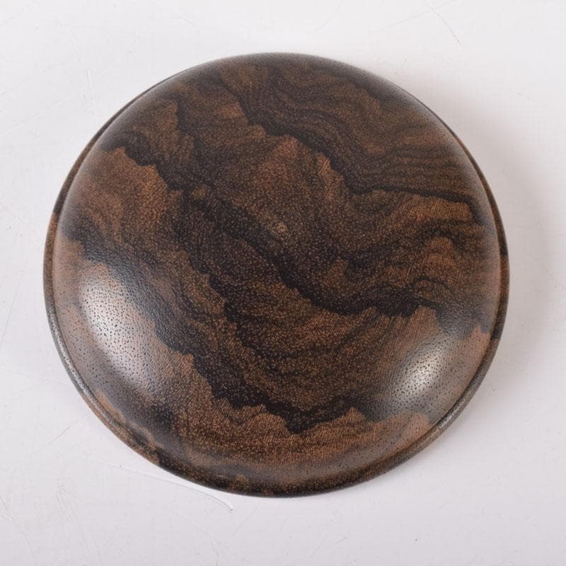 茶道具　黒柿　香合　共布　共箱　V　7633