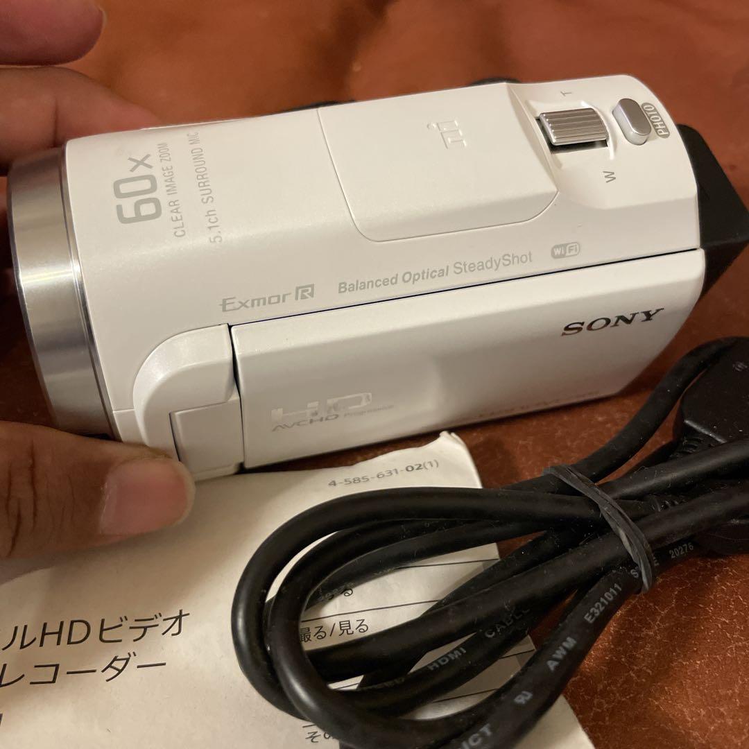 ★美品★ Sony ソニー HDR-CX680 ハンディカム　ホワイト