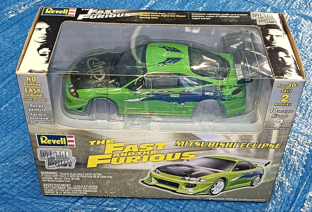 Revell 1/25 ワイルドスピード 三菱 エクリプス 未開封品 希少 T-GARAGE店長がキットレビュー＆製作 ドイツレベル 1/25 ワイルド