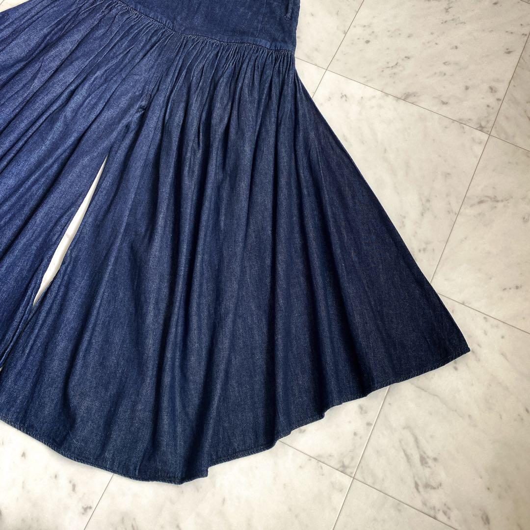 KAPITAL キャピタル デニムアミッシュパンツ ガウチョパンツ ギャザー