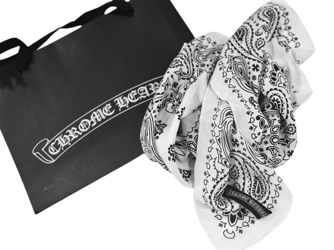 7月で掲載終了【美品】クロムハーツ/シルクバンダナ