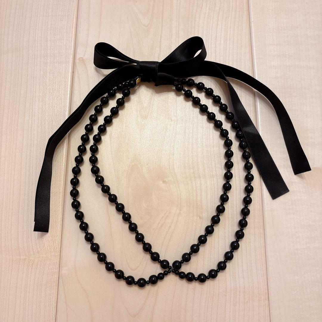 セット】Katie ロゼット ビッグ缶バッジ ネックレス チョーカー