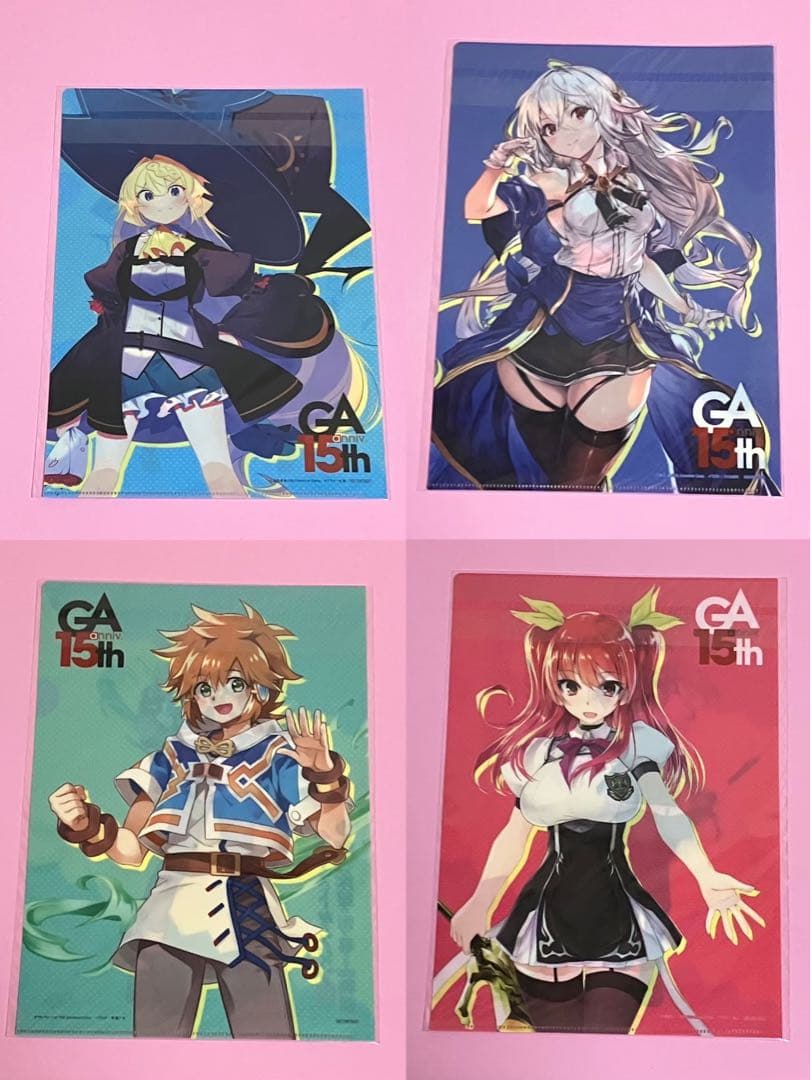 激レア100人限定品】GA15周年記念 クリアファイル 全15枚セット