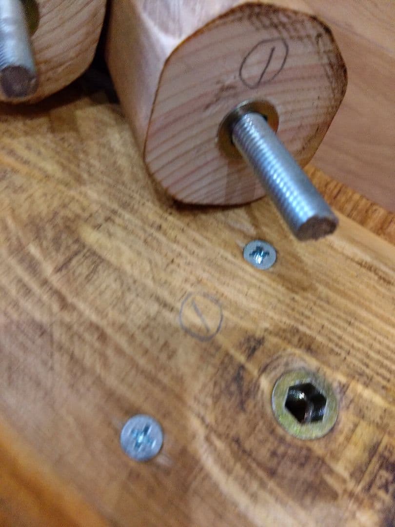 栗一枚板のテーブル⑳ 桜様専用❕栗の耳付き天