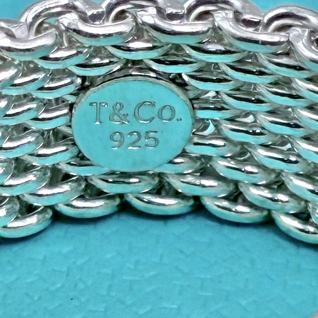 【大きいサイズ】ティファニー 18号 サマセットリング シルバー 指輪 美品