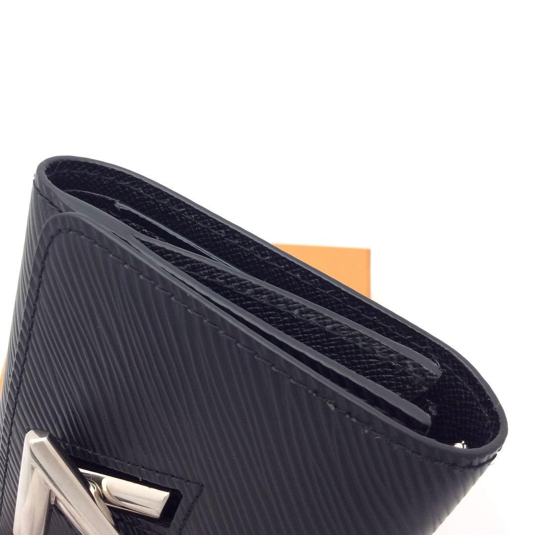 ルイヴィトン エピ ポルトフォイユ ツイスト コンパクト 黒 三つ折り財布