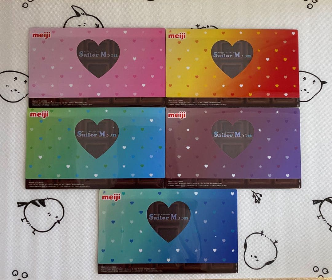 美少女戦士セーラームーン 明治コラボクリアファイル缶ミラー マルチケース計19品