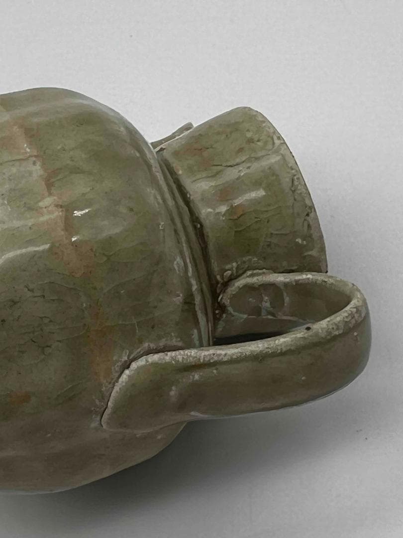 南宋時代 青磁 越州窯水注 執壺 茶壺 酒器 水滴 水指(