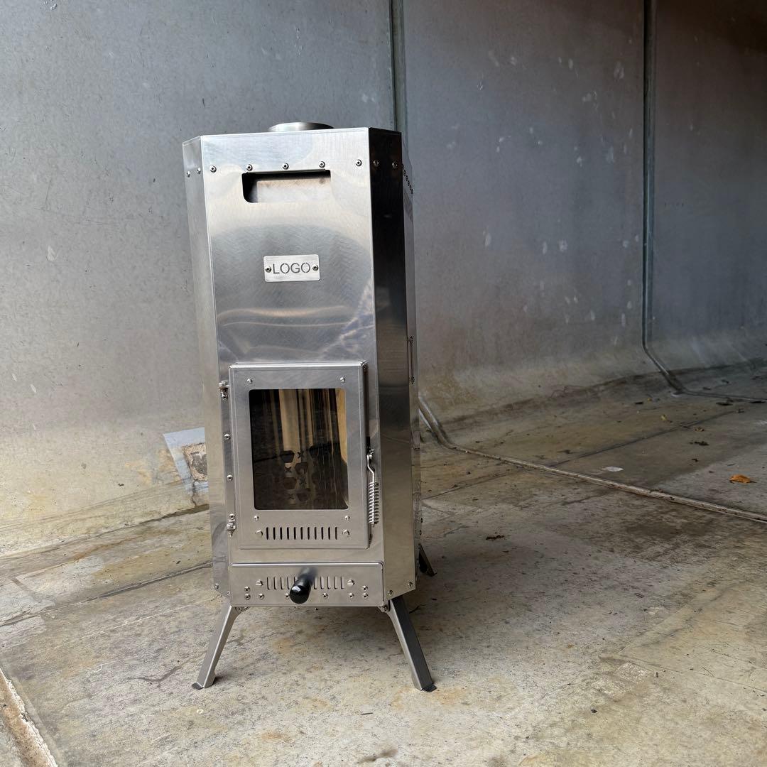 薪ストーブ サウナストーブ　テントストーブ　ガラス付き
