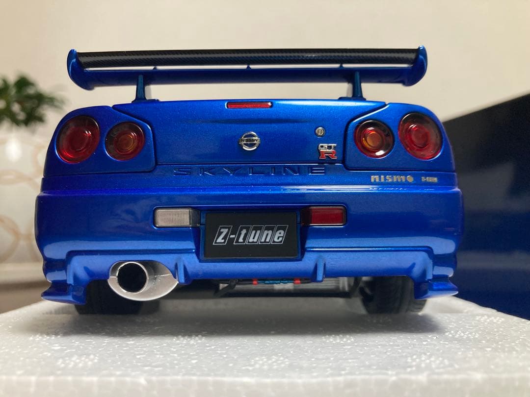 オートアート　1/18 ニスモ R34 GT-R Z-tune ベイサイドブルー