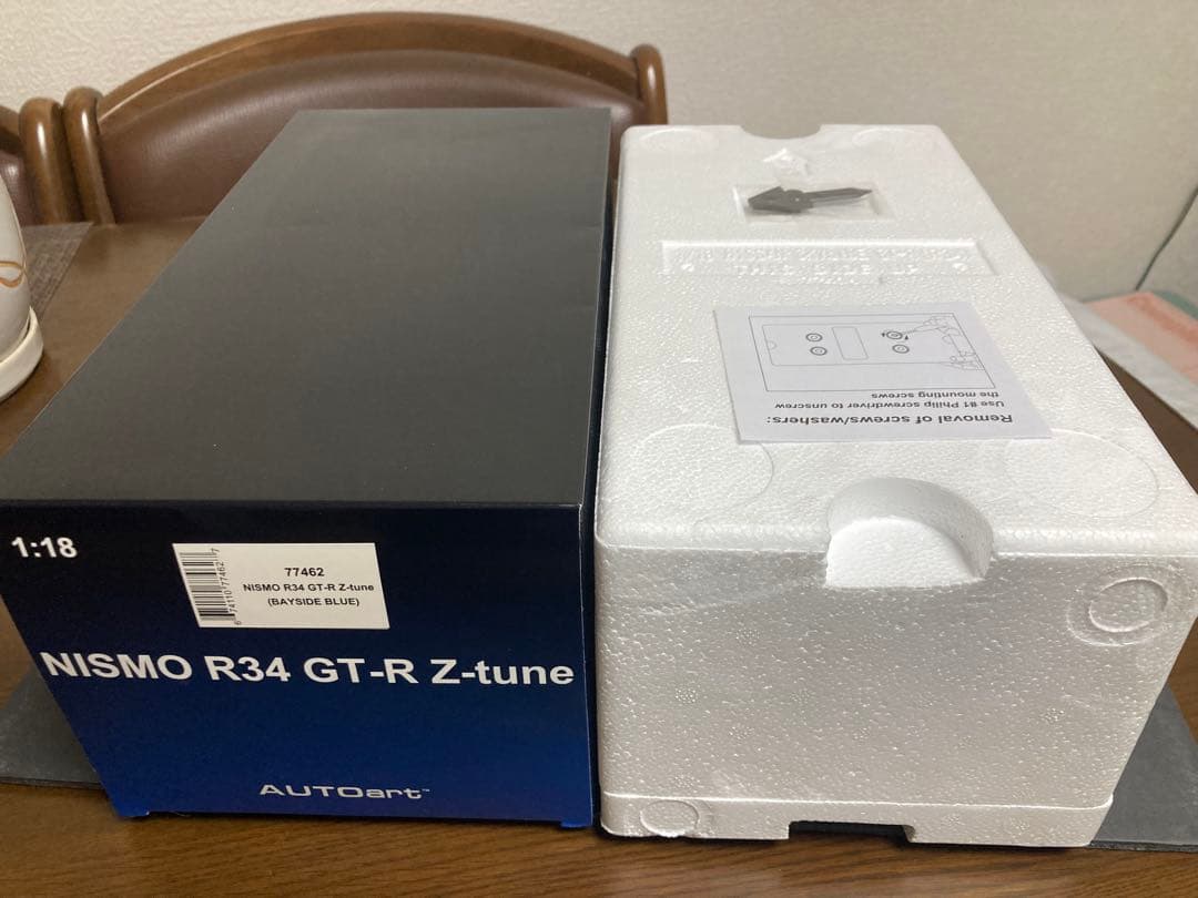 オートアート　1/18 ニスモ R34 GT-R Z-tune ベイサイドブルー