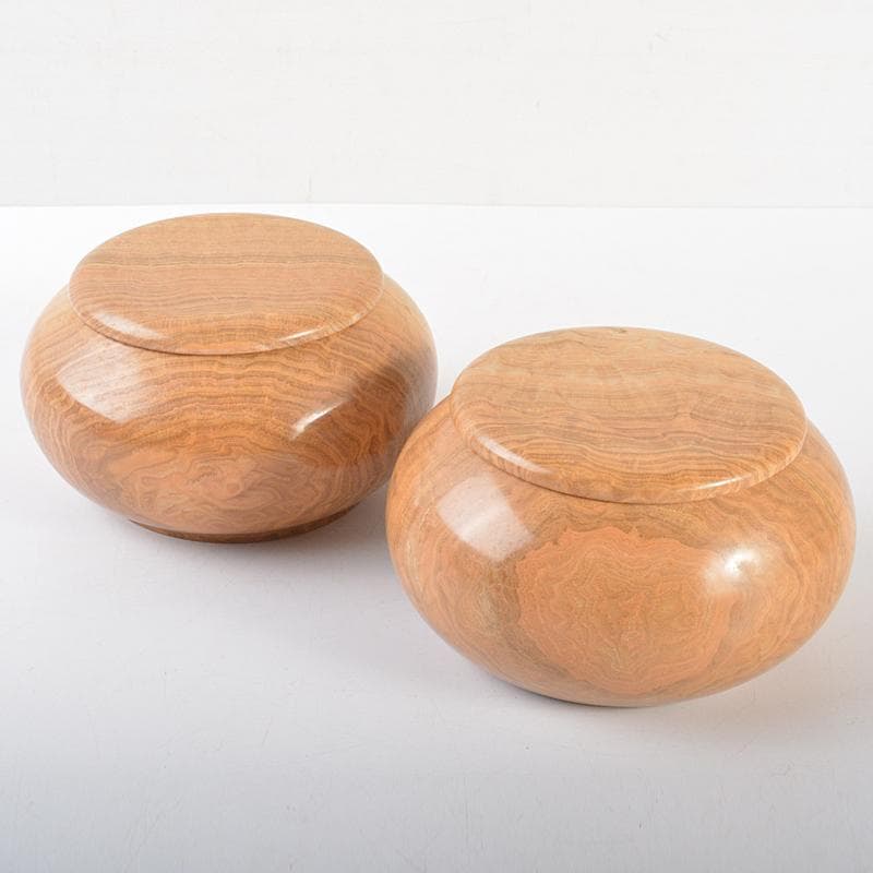 囲碁　碁石　天然石　瑪瑙碁石　玉石　碁笥　一套　D　R7203B