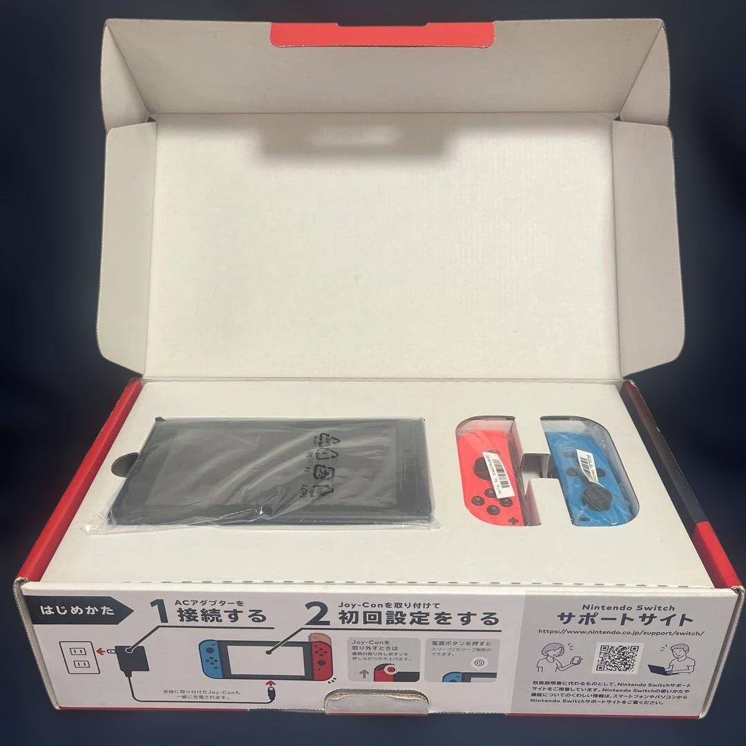 バッテリー強化版Nintendo Switch ネオンブルー/ネオンレッド