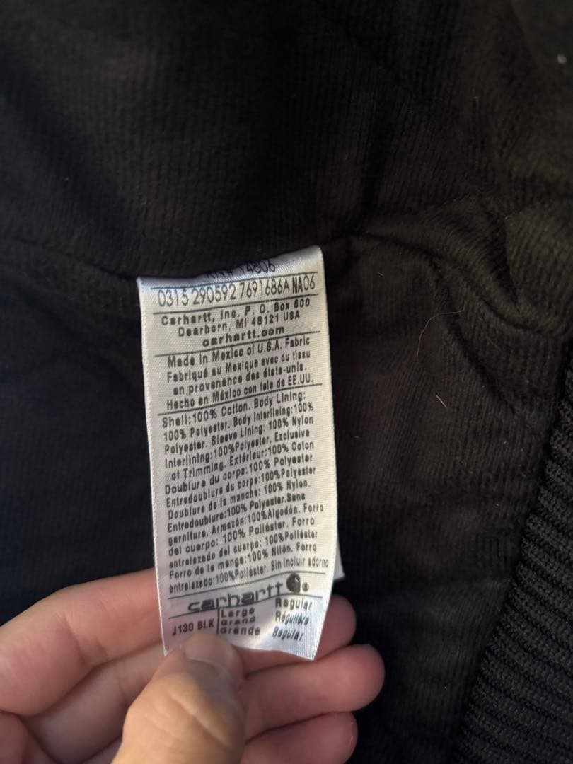 【3連休限定価格！]Carhartt 企業ロゴ　ダックジャケット