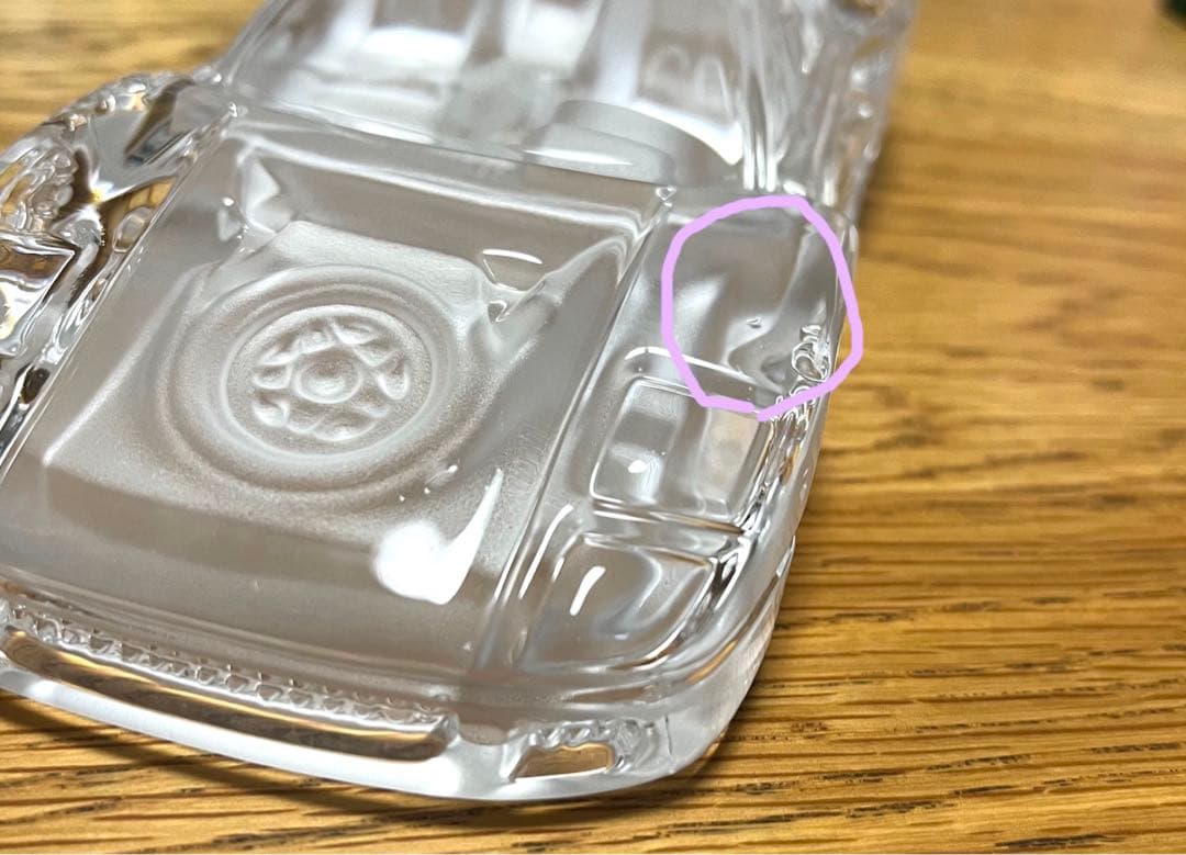 ホフバウアー社 ヴィンテージ フェラーリ ガラス クリスタル 置物