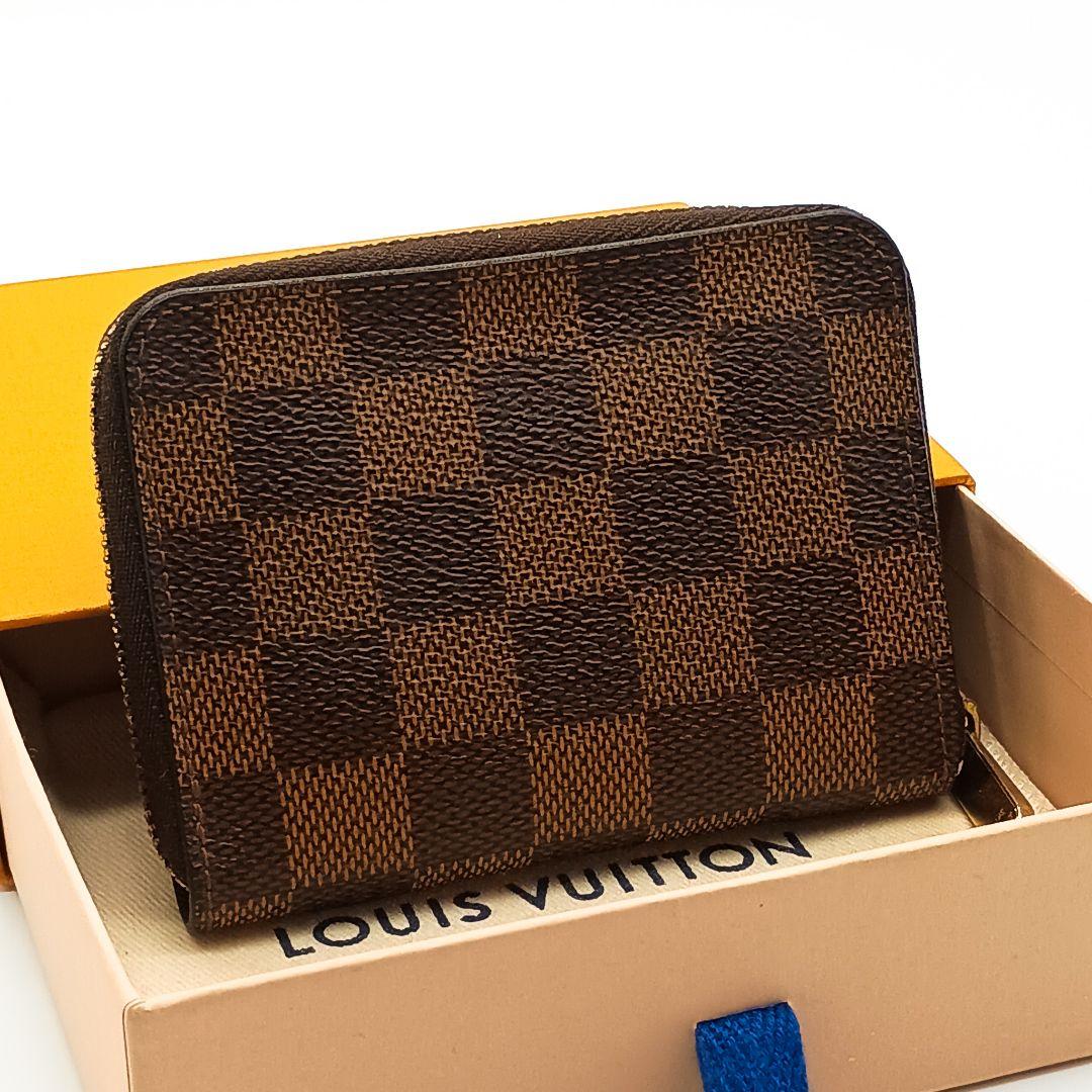 【美品S】ルイヴィトン　ジッピーパース　ダミエ　コンパクト財布