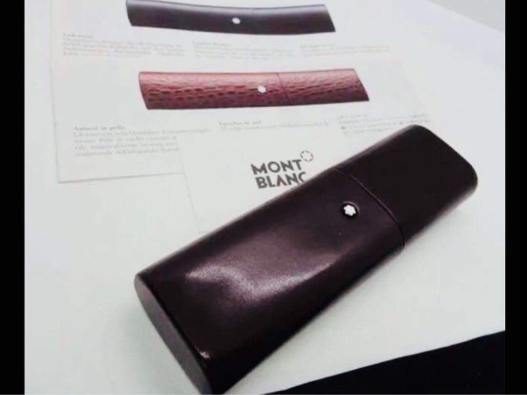 ⭐️モンブラン社⭐️巨匠フローレンスの手作り本革製ペンポーチ