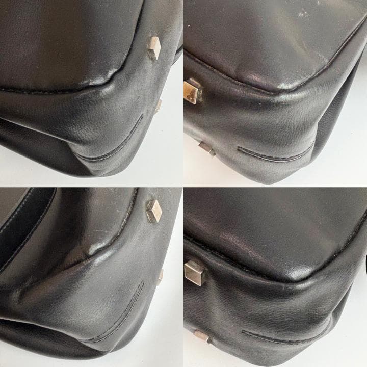 【良品】BALLY 2wayブラック レザー ハンドバッグ ビジネスバッグ 鍵