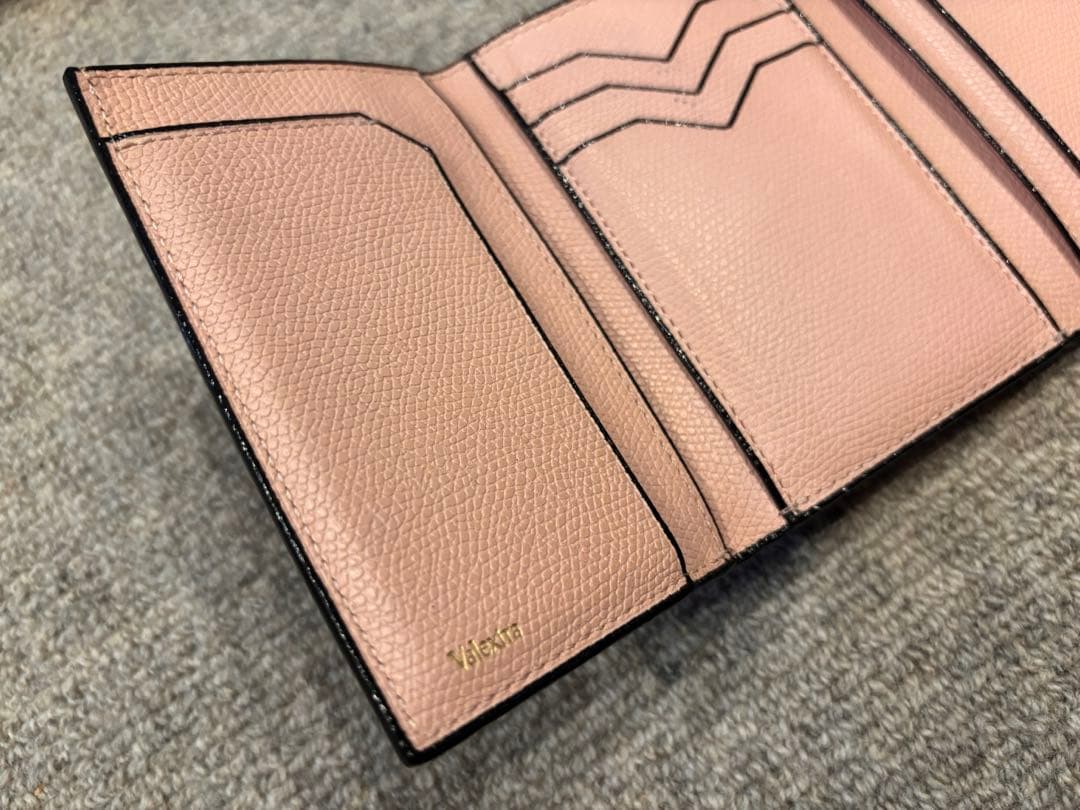 Valextra シティウォレット ペオニア 三つ折り財布