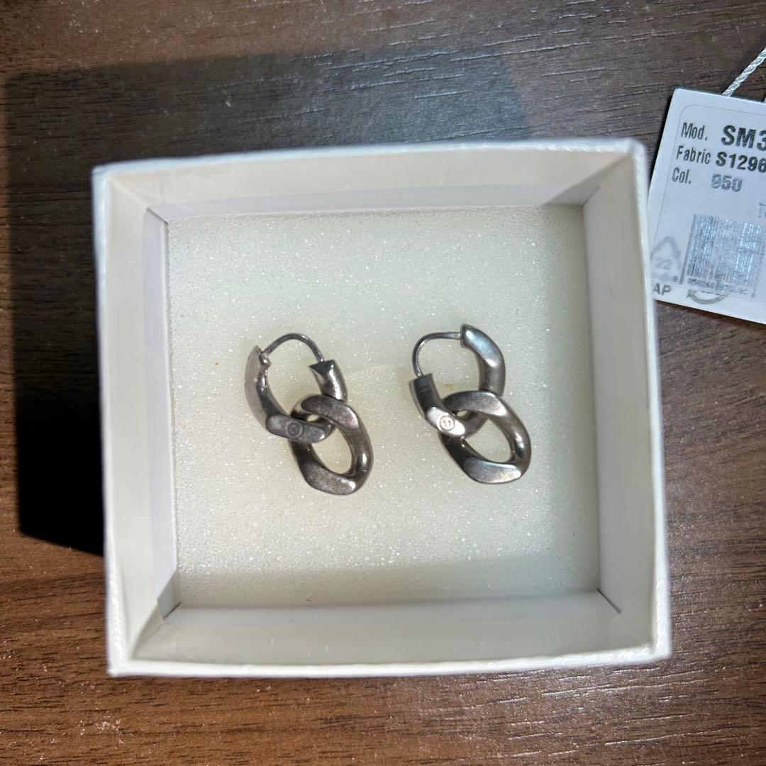 Maison Margiela マイヨン ピアス ダブルカーブリンク