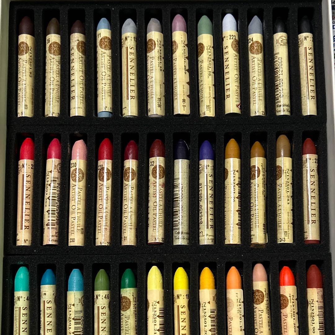 Sennelier セヌリエ 油性パステル 48色セット - 絵画アウトレット 価格